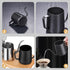 Whistling Teapot Coffee Pot, Stovetop Drip Pot with Long Spout, Stainless Steel Kettle with Tea Strainer