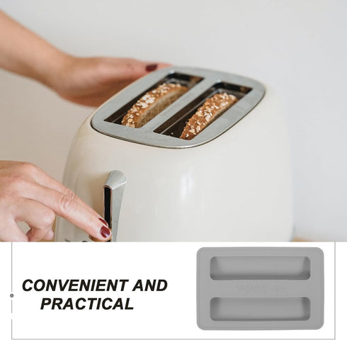 Tofficu Toaster Dust Cover, 2 Slice Silicone Bread Maker Cover for Sandwich Machine Accessories
