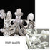 DHinkyoung 2 Pack Metal Sphere Stands, Silver Crystal Base Display Stand, Crown Egg Holders for Crystal Ball, Amethyst