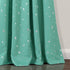 52" 84" Lush Decor Star Blackout Window Curtain Panels Pair W x L Turquoise - Blackout Curtains for Bedroom - Blue