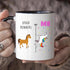 YouNique Designs 11 Ounces Running Coffee Mug, Unicorn Mug, Gifts for Women, Half Marathon Runners (Black Handle)