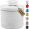 PriorityChef French Butter Crock with Lid, Keep Butter Spreadable & Fresh, Butter