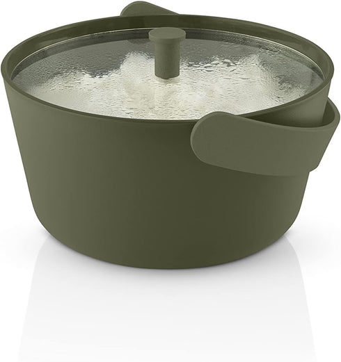 EVA SOLO Green Rice Steamer Tool | Cook Rice, Quinoa Easily in Microwave | Danish Design & Functionality