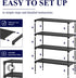 Closet, Kitsure Shoe Rack - Non-Woven Shoe Rack Shelf, Shoe Organizer for Entryway, Garage & Corridor, Stackable Shoe