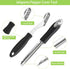 Openfly 6 Pcs Vegetable Corer Tool, Stainless Steel Fruit and Vegetable Corer for Home Kitchen Cherry Pear Jujube
