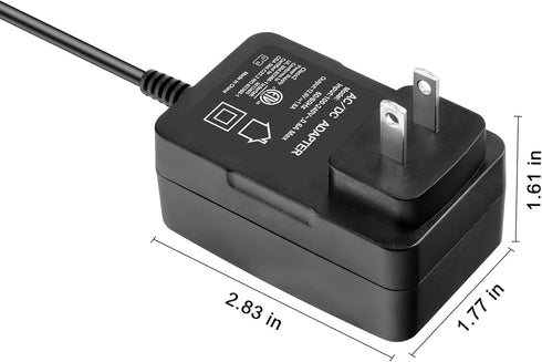 SLLEA 12.6V 2-Prong AC/DC Adapter Compatible with Paxcess HJ1103 HJ1103J Cordless 5000 Automatic Robotic Pool Vacuum Cleaner 5000mAh Lithium Ion Battery XSG1261800 12.6VDC 1.8A Power Supply Charger