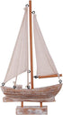 Wooden Sailboat Small Nautical Sail Boat Decor Coastal Beach Themed Ornaments for