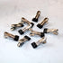 10PCS Small Stainless Steel Clothes Pins - Anti Rust Metal Laundry Grip Clips, Multipurpose Clothespins