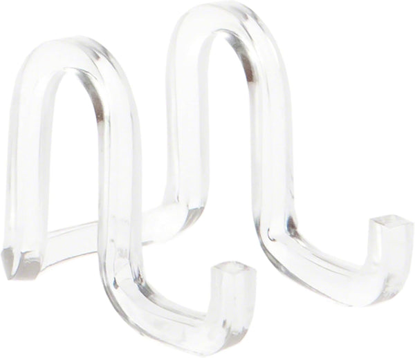 Plymor Clear Acrylic Ribbon-Style Display Easel, 1.875" H x 1.75" W x 2.625" D (6 Pack)