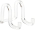 Plymor Clear Acrylic Ribbon-Style Display Easel, 1.875" H x 1.75" W x 2.625" D (6 Pack)