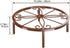 Josmimic 10.23" Bronze Metal Plant Stand: Short Flower Pot Stand - Heavy Duty Plant Holder for Home Courtyard Indoor