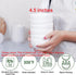 White Small Ceramic Bowls Set of 6, 12 OZ Ice Cream Bowls for Dessert, Rice, Jello, Microwave Safe