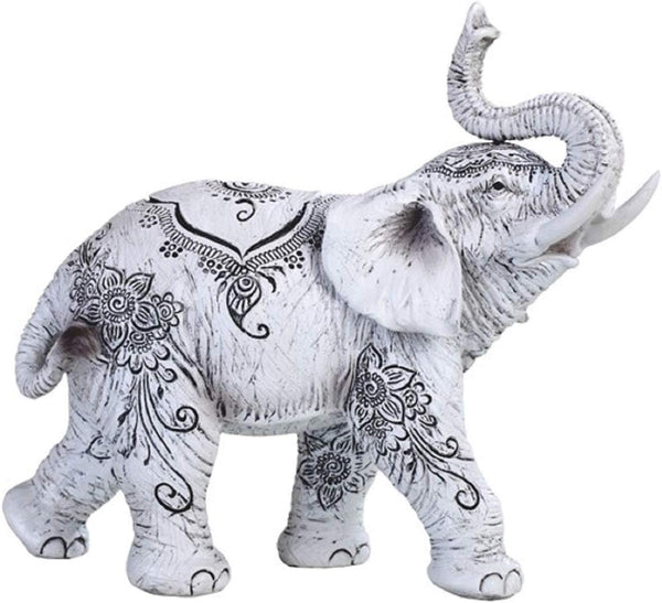 George S. Chen Imports Thai Collectible Statue Figurine Decoration, Trunk Up Thai Elephant