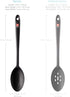 DI ORO Cooking Spoon, Solid Silicone, High Heat Nonstick Kitchen Spoon for Cooking & Baking, Dishwasher Safe