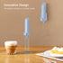 Powerful Electric Milk Frother Set, Rechargeable Drink Blender with Stand, Handheld Milk Frother for Coffee,