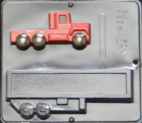 Automobiles/Planes/Trains Set 1232 Tractor Trailer Truck Chocolate Candy Mold