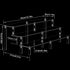 AZEAM 15 3/4 Inch Acrylic Riser Display Shelf,3 Tier Display Riser for Figures Display Stand Large Risers for Display Cupcake Perfume Organizer Cologne Makeup Collection Countertop Desktop Tabletop