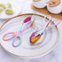 Food Tongs, Baikai Stainless Steel Kitchen Scissor Cooking Barbecue BBQ Grilling and Serving Clips (Rainbow) by Baikai