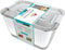 Kitchen Spaces Colander Bin, Produce Saver, Fridge Organizer With Lid, Wash, Strain and Store, Great for Refrigerator, Freezer and Pantry, X-Large, White, Pack of 1 by Kitchen Spaces