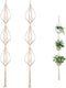 ELANE 2PCS 3-Tier 70" Macrame Plant Hangers Basket Plant Hanger Indoor Outdoor Hanging