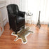 Leopard Print Rug, 2.7 W x 3.5 L Feet Faux Cowhide Skin Area Rug for Home Office, Livingroom, Bedroom