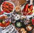TORINALITAL 14PCS Set Crab Leg Crackers and Tools - Lobster Crackers and Picks Shellfish Crab Claw Cracker Stainless