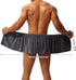 LipLopBest Men Boys Soft Wearable Bath Towel Short Pants Adjustable Mircofiber Towel Pool Beach Spa Bathing Shower