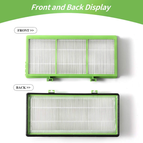 DerBlue Replacement True HE-PA Filter Compatible with Holmes AER1 Series, 4pcs Filters & 8pcs Pre Filters #