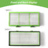 DerBlue Replacement True HE-PA Filter Compatible with Holmes AER1 Series, 4pcs Filters & 8pcs Pre Filters #