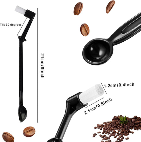 Coffee Brush Set - 3pcs Espresso Cleaning Brushes for Coffee Filter, Suitable for Espresso Machine with Grinder
