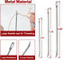 Meat Trussing Needles, Roasting Trussing Needles for Lacing Roast Turkey, Chicken, Pork Skin, Whole Hog, Lamb, and Rotisserie Pig; Two of Each Size 4.9/5.7/7inch, 6pcs in ALL by Ofargo