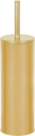 Deep & Sturdy Toilet Bowl Brush with Holder - Durable Scrubbing Bathroom Cleaner - Household Supplies, Gold