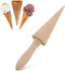 Ice Cream Cone Mold, Wooden Waffle Cone Roller, 9.1in Baking Tool for Pastry