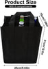 6 Bottle Wine Carrier Tote, Reusable Non-Woven Wine Travel Bag with Carry Handle for Picnic, Camping