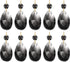 PATIKIL Teardrop Crystal Chandelier Pendants Beads, 10 Pack 60mm Length 38mm Chandelier