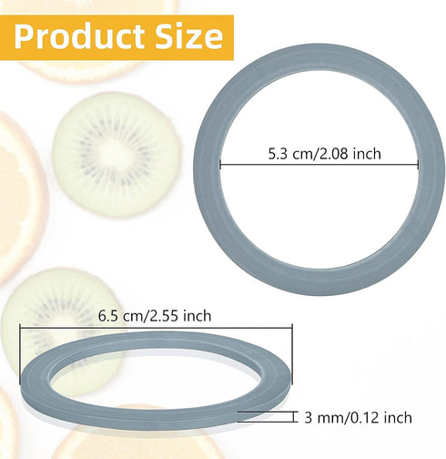 4 Pack Blender Gasket Seals Blender Gasket Replacement Part for Oster and Osterizer Blender Models, O-Ring Gasket Seal