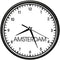 SignMission Amsterdam TIME Wall Clock, World Time Zone Clock for Office Business