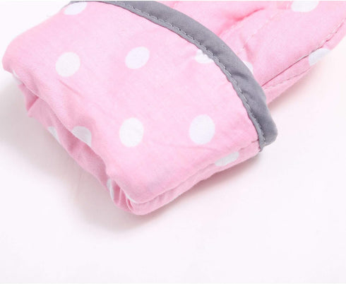 Set 2 NEOVIVA Kitchen Oven Mitts for Kids, Heat Resistant Cotton Oven Gloves of for Cooking Baking, Kitchen Gloves