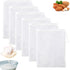 Gelapa 6 Pack Nut Milk Bag, 8"x12" Reusable Food Nylon Strainer Nut Bags