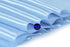 MDS 10 PCS Satin Table Runners, 12 x 108 Inch Charmeuse Sateen Silk for Wedding Reception, Baby Blue