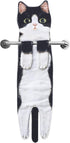 Cat Funny Hand Towels - Cute Decorative Washcloths for Bathroom Kitchen, Super Absorbent Soft Face Towels for Cat Lovers