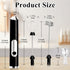 3 Electric Double Whisk Milk Frother Handheld Black USB Rechargeable Drink Mixer, Speeds Adjustable Electric Whisk Foam