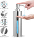 BabyElf Hand Soap Pump Dispenser for Bathroom, Stainless Steel Dish Soap Dispenser for Kitchen, 7oz/200ML