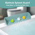 4 1 Pack Tub Splash Guard for Kids, Water Splash Guard for Bathtub Edge, Bath Toy Storage and Play Shelf, Bathroom