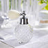 H&D Vintage Crystal Empty Perfume Replacement Spray Bottle Atomizer, Luxury Series (Clear)