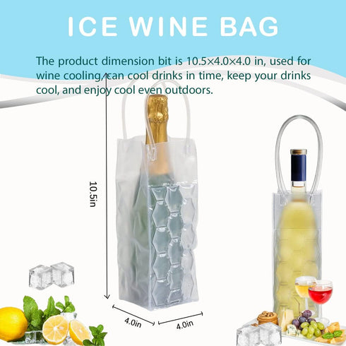 Wine Cooler Sleeve with Protector Instant Cooling and Keeps Your Drink Cold Keep Cool and Chill Champagne Wine, Wine Bottle Chiller Cooler for Red White Champagne or Sparkling (3pcs) by Couleurs