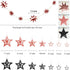 Decor365 Glitter Black Rose Gold Star Garland Twinkle Little Star Party Decoration Hanging Decor Backdrop Banner