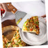 2Pcs Wooden Handle Pizza Shovel, Metal Spatula for Baking, Grilling, and Serving Pizza and Cake