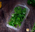 JA Kitchens 2 Pack 20 Ounce Large Herb Clamshell Container - Disposable