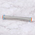 Stainless Steel Rolling Pin, Non-stick Adjustable Cake Dough Roller with Thickness Ring, Bakeware Tool